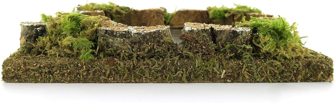 BERTONI Miniatur Lake Modell, Holz, Mehrfarbig, 16 x 14 x 3 cm