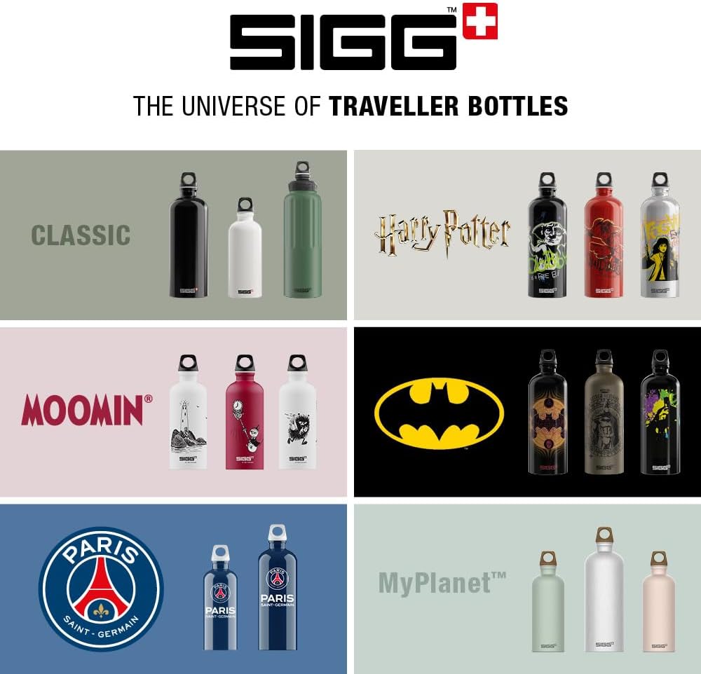 Sigg - Alu Trinkflasche - Traveller - Made in Switzerland - Kohlensäure geeignet - Auslaufsicher - F