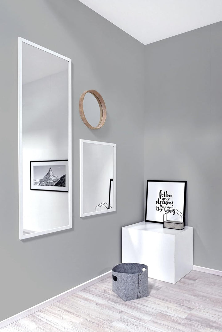 nielsen HOME Wandspiegel Oslo, Weiss, ca. 50x70 cm Weiss 50 x 70 cm, Weiss 50 x 70 cm