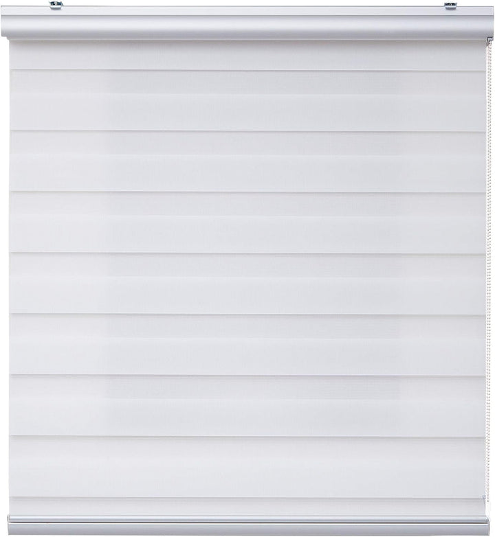 STORESDECO Doppelrollo Plus, Duo Rollo für Fenster und Türen, Zebra Rollo Premium-Finish mit Kassett