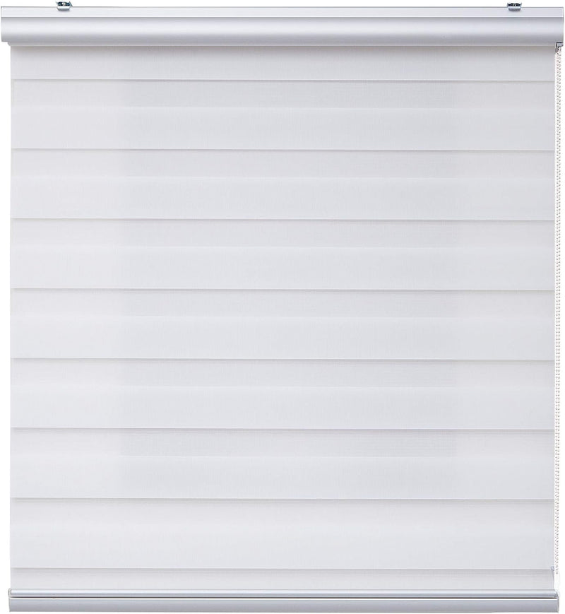 STORESDECO Doppelrollo Plus, Duo Rollo für Fenster und Türen, Zebra Rollo Premium-Finish mit Kassett