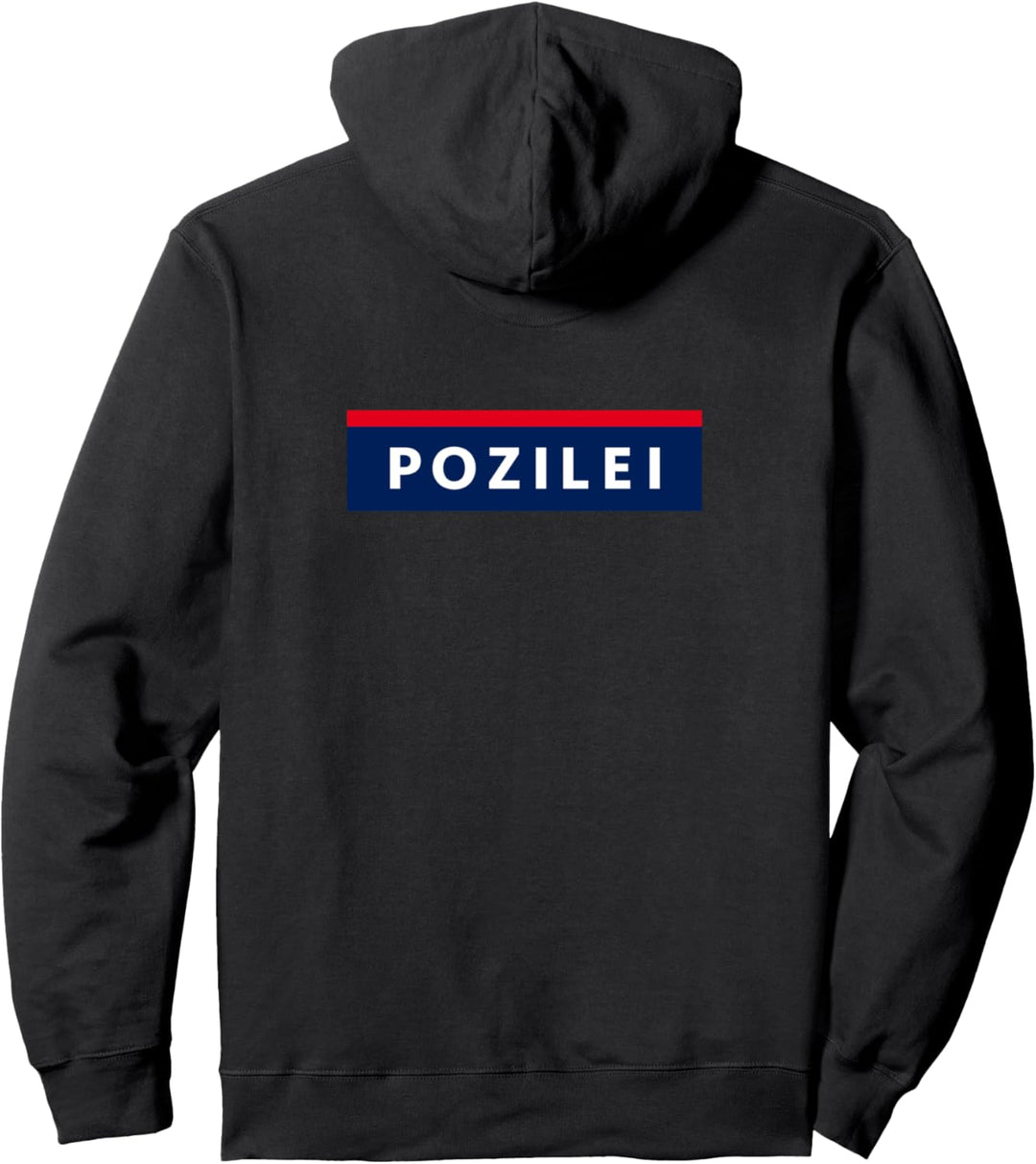 lustiges Design, Polizei, Pozilei Pullover Hoodie