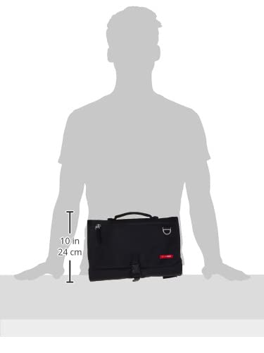 Skip Hop 202207 Pronto Signature Wickelstation, schwarz schwarz Mini Wickeltasche, schwarz Mini Wick