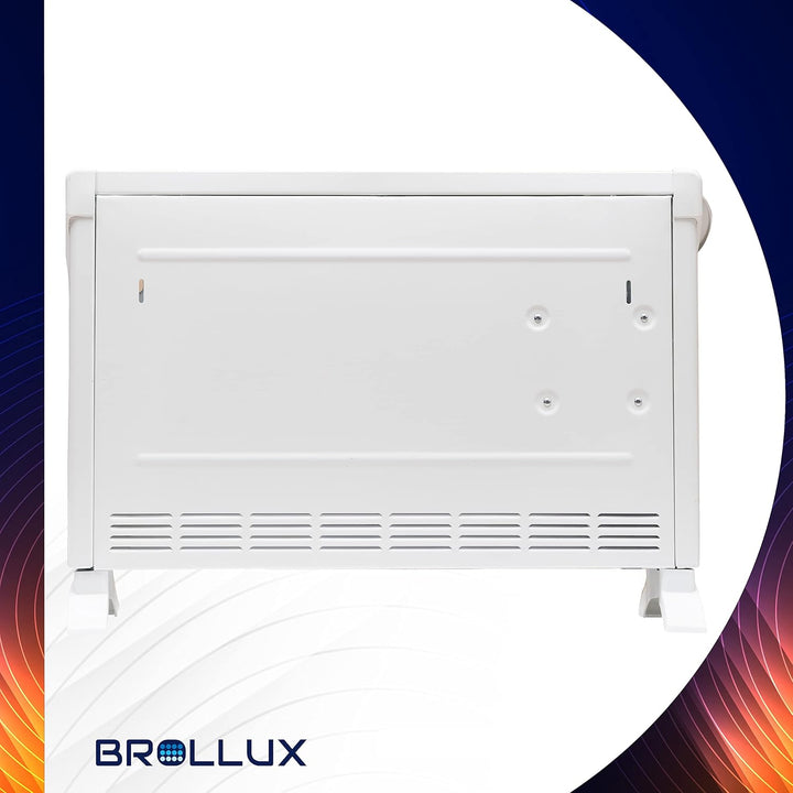 Elektroheizung 2000W LUX13 mobiles Heizgerät Thermoventilator Heizlüfter Elektroheizkörper weiss mob