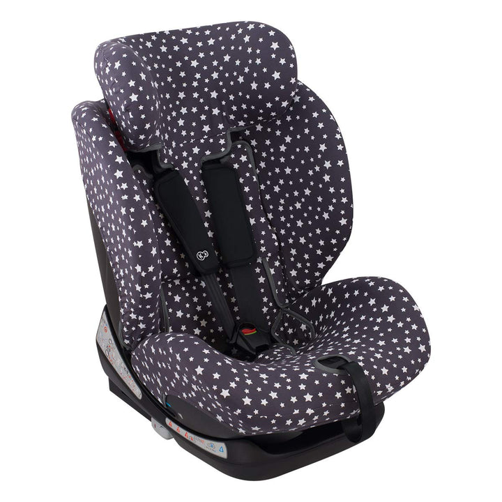 JYOKO KIDS Bezug für Autositz kompatibel mit Kinderkraft Myway, aus Baumwolle (Winter Sky), Winter S