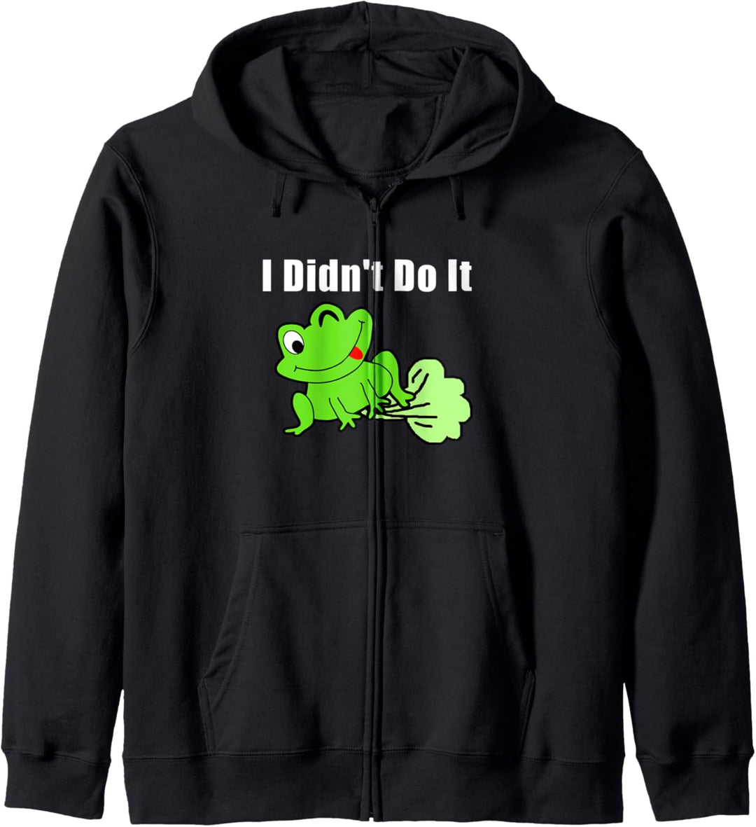 I Didn't Do It, Furzender Frosch, Geschenk Kapuzenjacke
