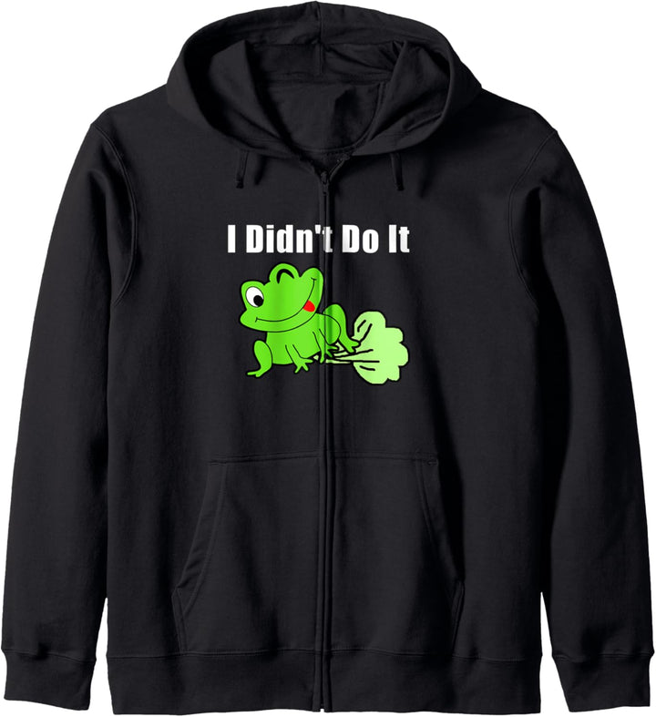 I Didn't Do It, Furzender Frosch, Geschenk Kapuzenjacke