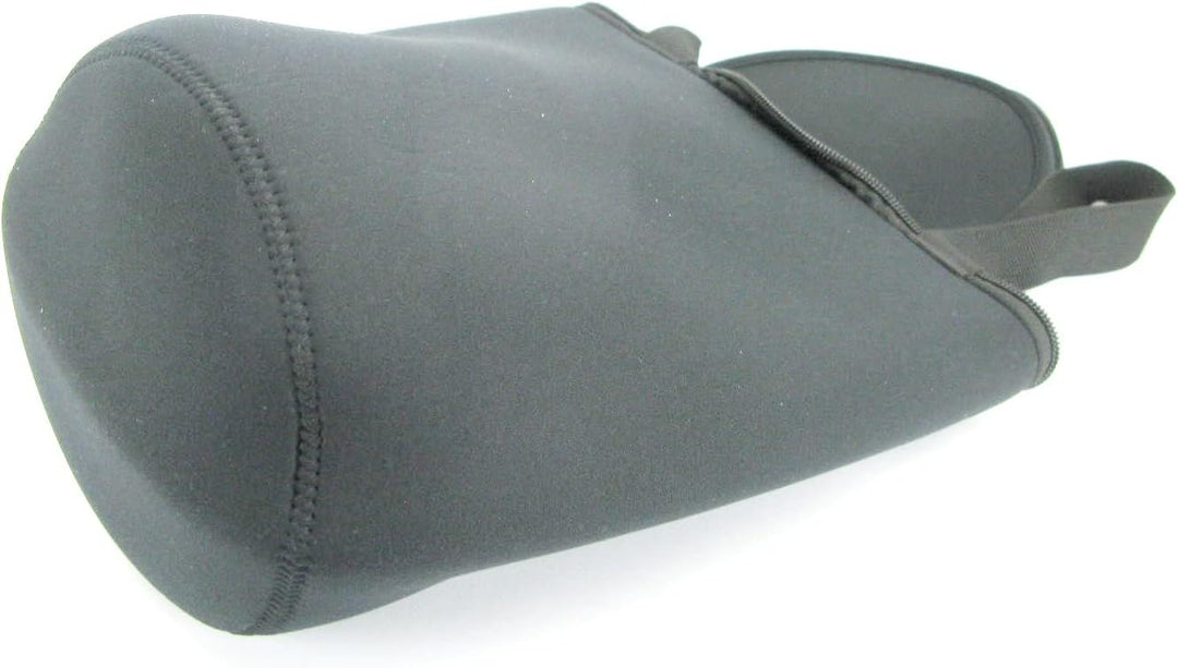 Bierfasskühler 5L aus 5-6mm dickem bestem Neopren mit Tragegriff und Reissverschluss (Schwarz), Schw