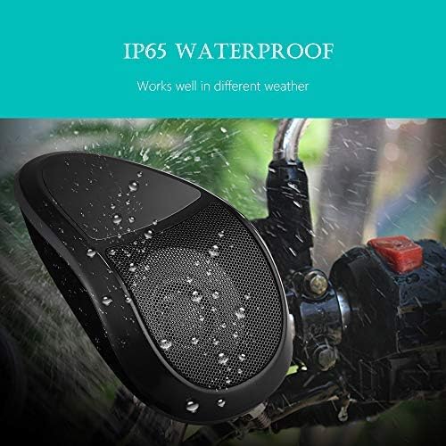 MASO Motorrad Audio Lautsprecher Motorrad Bluetooth Wireless MP3 Musik Player Wasserdichtes FM Radio