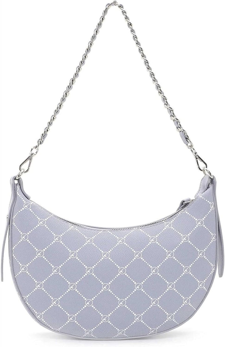 Tamaris Beutel Anastasia Summer 32101 Damen Handtaschen Print Einheitsgrösse Greyblue 855, Einheitsg