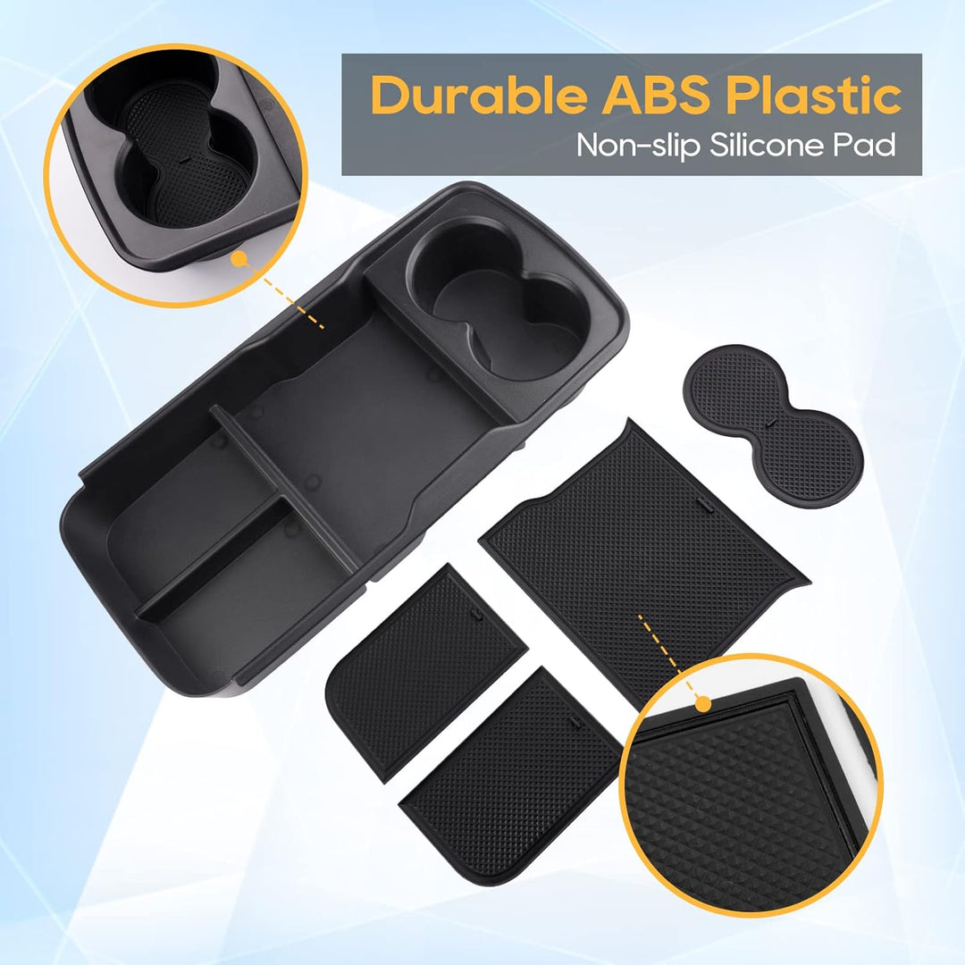 LFOTPP Kompatibel mit Kia EV6 2021 2022 2023 Mittelkonsole Aufbewahrungsbox, Armlehne Organizer Tray