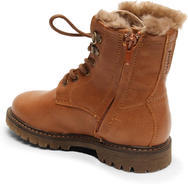 Bisgaard Unisex Kinder Maia Lamb Fashion Boot 28 EU Brandy, 28 EU Brandy