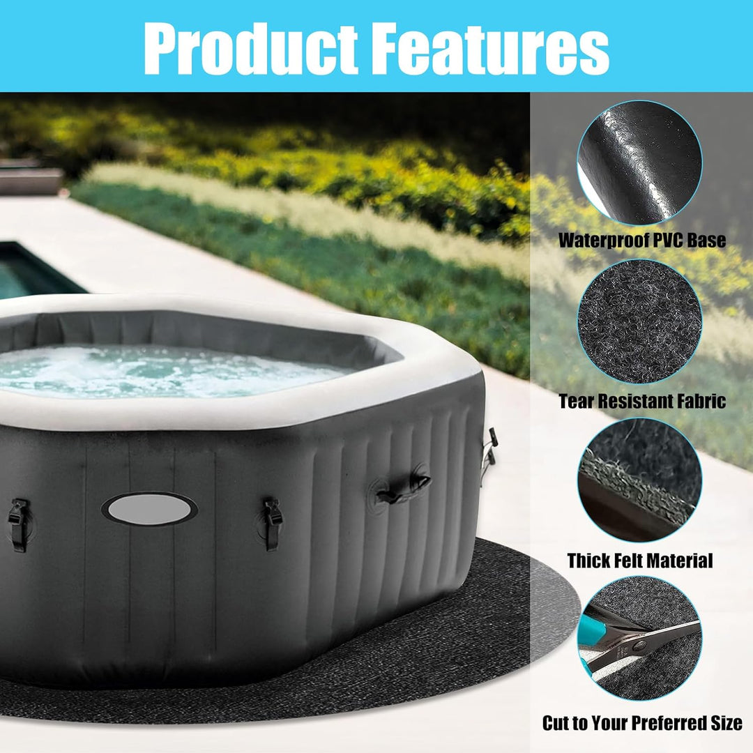 Hot Tub Matte für oberirdischen Pool, Unter Pool Matten, Swingming Pool Unterlage, Aufblasbare Spa P