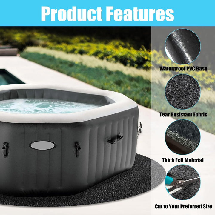 Hot Tub Matte für oberirdischen Pool, Unter Pool Matten, Swingming Pool Unterlage, Aufblasbare Spa P