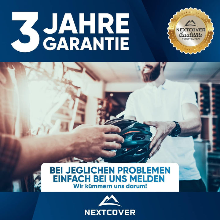 NEXTCOVER® Fahrradsattel mit Memory-Foam 2.0 und [Volume-Air] Federung I maximaler Fahrkomfort I erg