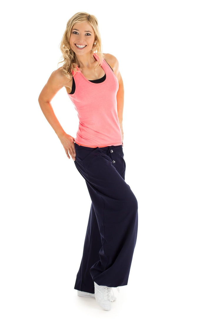 WINSHAPE Damen Trainingshose Dance Fitness Freizeit Sport XXL Night-blue, XXL Night-blue