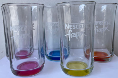 5 Stücke Griechisches Nescafe Frappe Original Glas - Neues Design