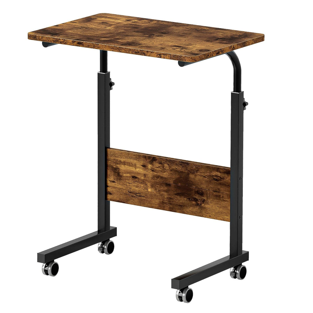 sogesfurniture höhenverstellbar Laptoptisch Laptopständer Computertisch mit Rollen, mobiler Beistell