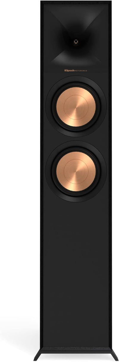 Klipsch R-605FA Black (Einheit) - Schwarzer Bodenlautsprecher mit Dolby Atmos - Woofer 6,5 Zoll