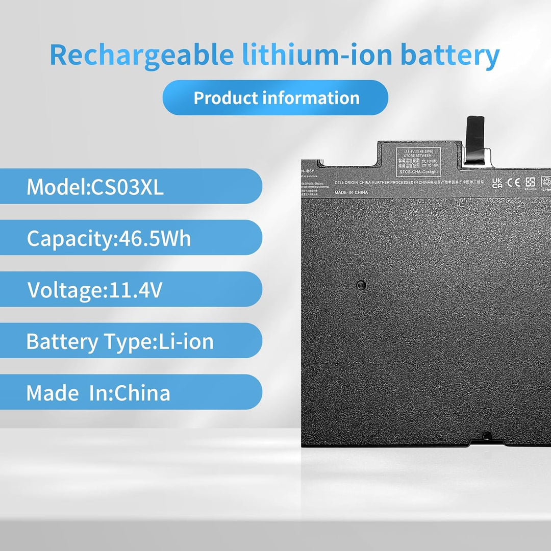 HUBEI CS03XL TA03XL Laptop Batterie Ersatz für HP EliteBook 745 755 840 850 G3 G4 848 G3 ZBook 15u G