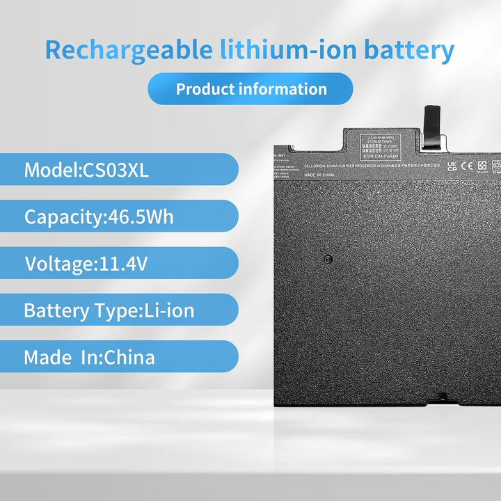 HUBEI CS03XL TA03XL Laptop Batterie Ersatz für HP EliteBook 745 755 840 850 G3 G4 848 G3 ZBook 15u G