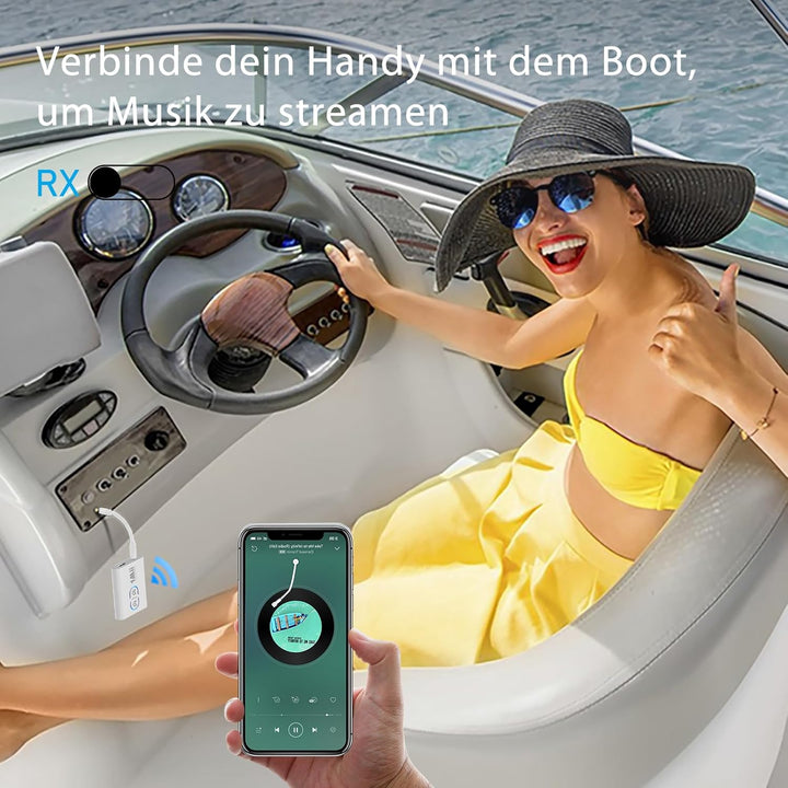 1Mii Bluetooth 5.3 Adapter für TV, 2-in-1-Bluetooth Sender Empfänger, aptX-Adaptive &amp; HD Kabellos Au