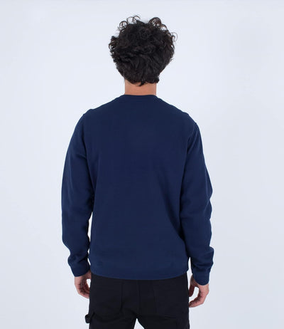 Hurley Herren Applikation Crew Sweatshirt S Obsidian, S Obsidian