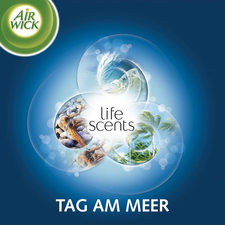 Air Wick Freshmatic Max Raumspray – Nachfüller für den Air Wick Freshmatic Max – Duft: Tag am Meer –