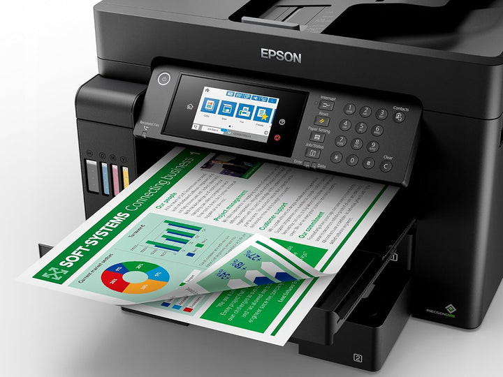 Epson EcoTank L15150 Tintenstrahldrucker A3+ 4800 x 2400 DPI 32 Seiten pro Minute, WLAN Schwarz einh