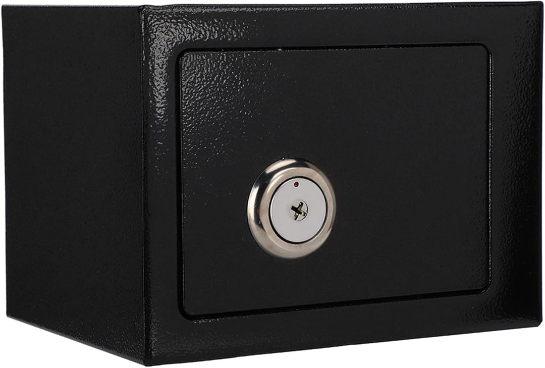 Safe mit Schlüssel-Schloss, Möbeltresor mit vorgebohrten Löchern können, wandsafe geldkassette Doppe