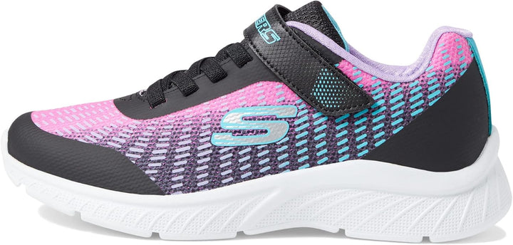 Skechers Girl's 303532l Nvmt Trainers 29 EU Black Mesh Multi Trim, 29 EU Black Mesh Multi Trim