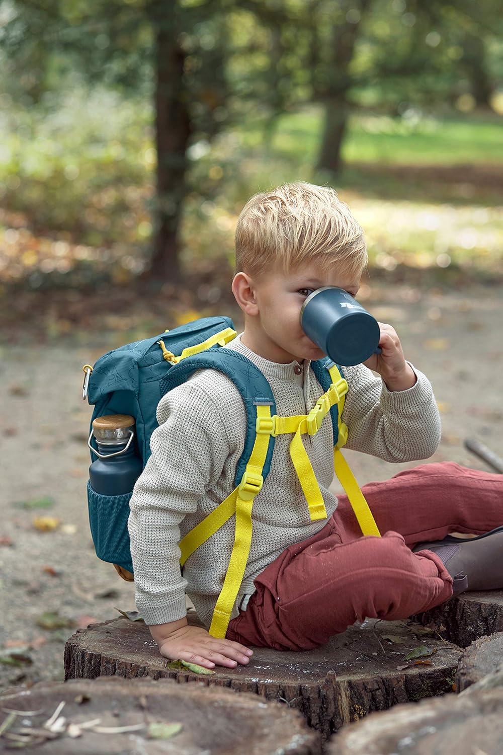 LÄSSIG Kinderrucksack Kindergartenrucksack Wanderrucksack - ab 3 Jahre - 9 Liter/Mini Outdoor Backpa