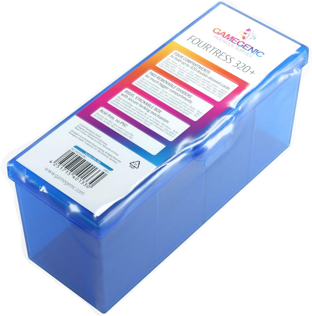 Gamegenic, Fourtress 320+ Blue (Packung mit 5) Blau Pack of 5 Fourtress, Blau Pack of 5 Fourtress