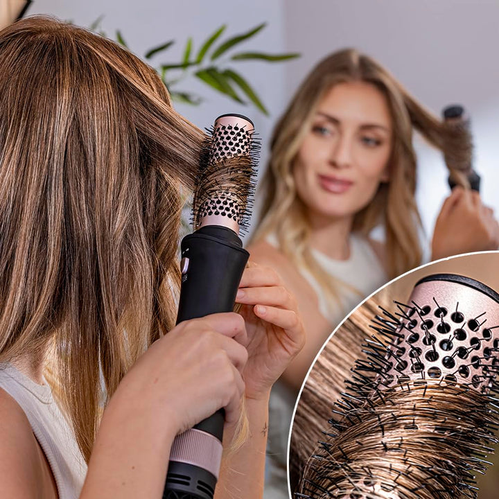 Cecotec Heissluftbürste Bamba CeramicCare 10in1 Styler, 1000W, 10 Austauschbare Köpfe, 3 Temperature