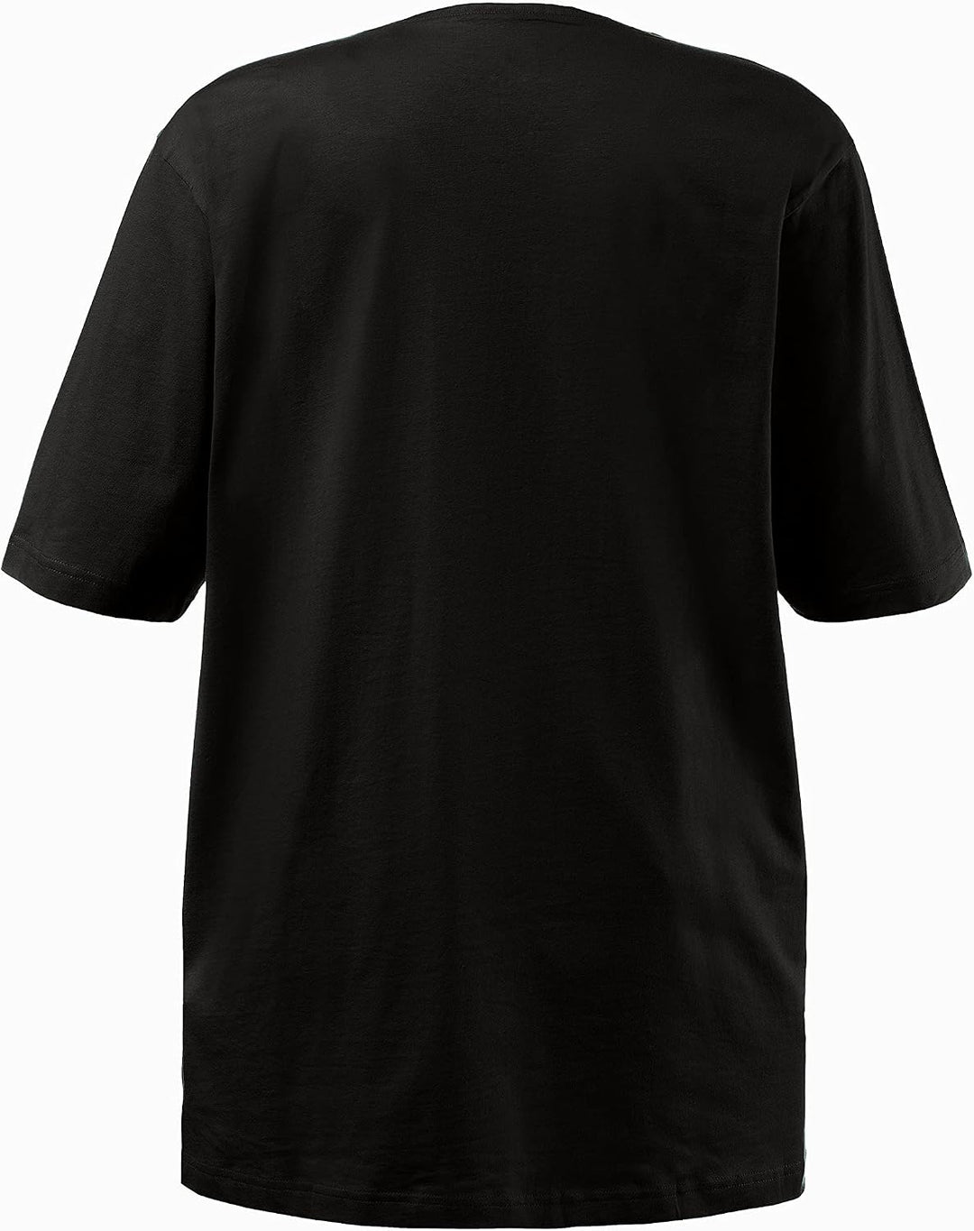Ulla Popken Damen Basic-v-Shirt T 62-64 Schwarz, 62-64 Schwarz
