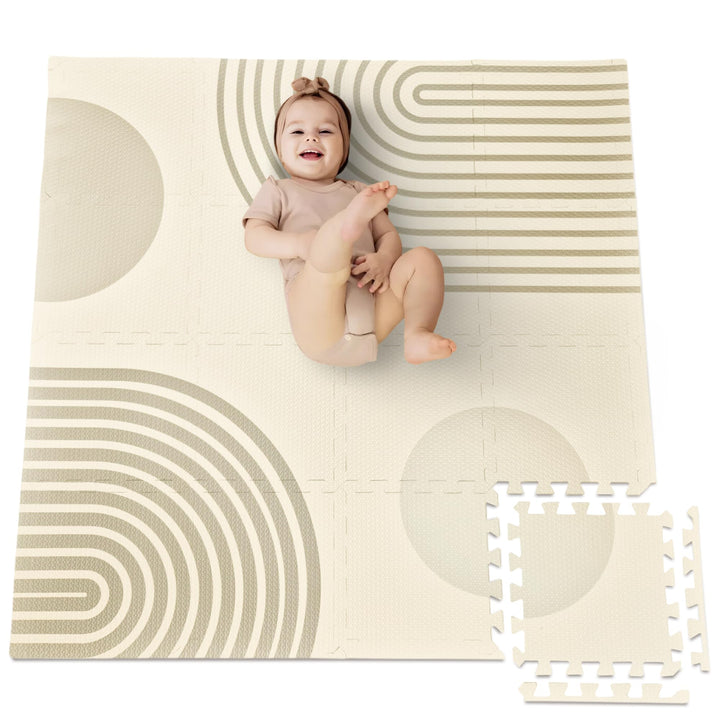 Cateam Weiche Eva-Schaumstoff-Puzzlematte für Babys und Kinder für den Boden - Ineinandergreifende F