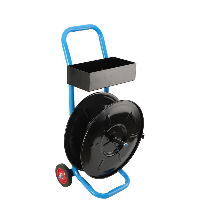 Abrollwagen Umreifungswagen fahrbar Abroller für PET-/PP-Stahlband 203mm Kerndurchmesser, Umreifungs