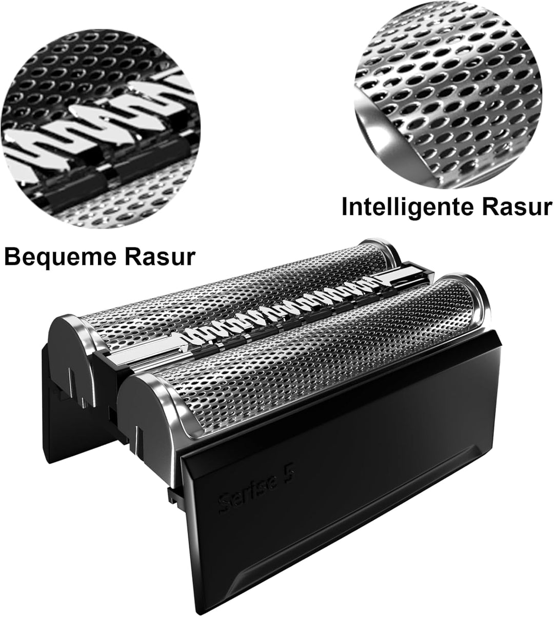 52B Scherkopf Kompatibel mit Braun Series 5, 52B Scherblatt für Braun Series 5, Ersatzklingen Klinge