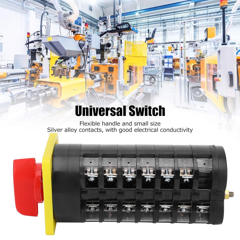 12-Positionen-Drehschalter Power Universal Transfer-Drehschalter 110-380V 16A LW5D-16TM707 / 7