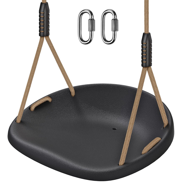 BeneLabel Schaukel Kinder, Indoor Outdoor Babyschaukel Hartgummi Schaukelsitz Spielplatz Gartenschau