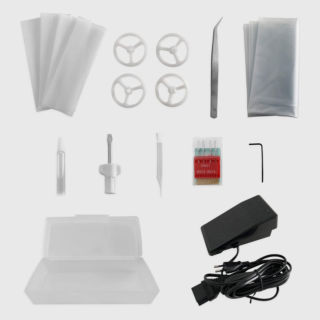 Triumphator 1700X Overlocker, Overlock-Nähmaschine, 3/4 Faden mit Differential, Vollmetallgestell, 1