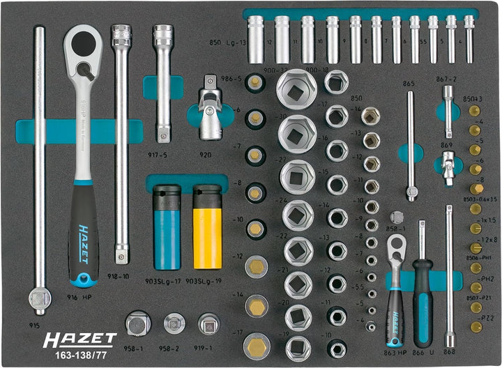 HAZET 163-138/77 Werkzeug-Sortiment