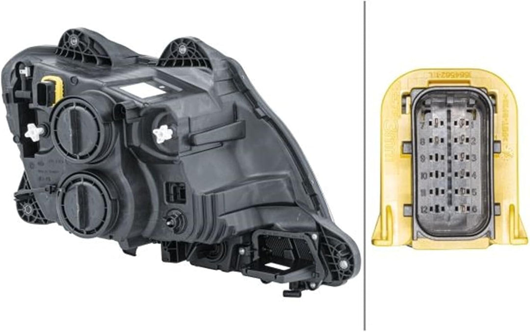 HELLA 1LD 010 116-591 FF/Halogen-Hauptscheinwerfer - links Links (Fahrerseite), Links (Fahrerseite)