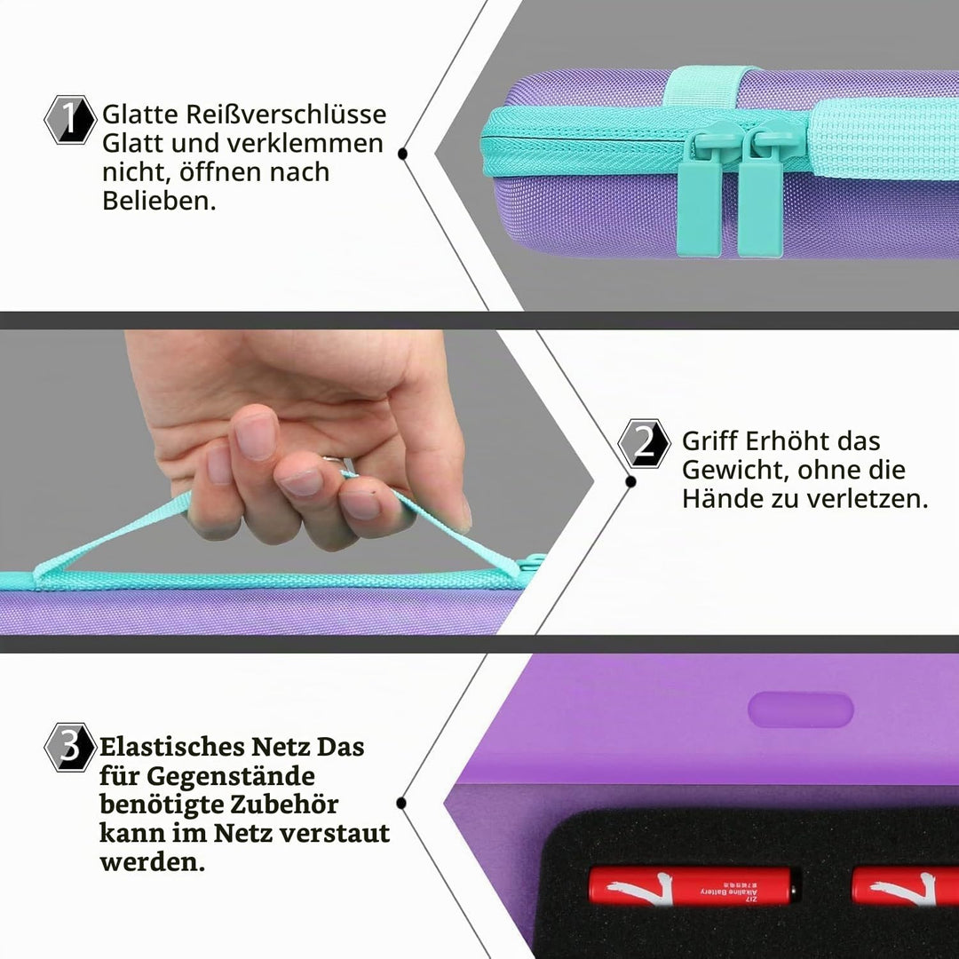 co2CREA case Harte reiseschutzhülle Etui Tasche für Logitech POP Keys/POP ICON Keys Mechanische kabe