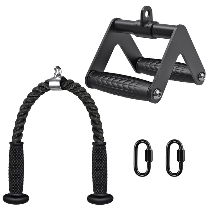 Kipika Tricep Pull Down Attachment, Cable Machine Accessories for Home Gym, Cable Machine Attachment
