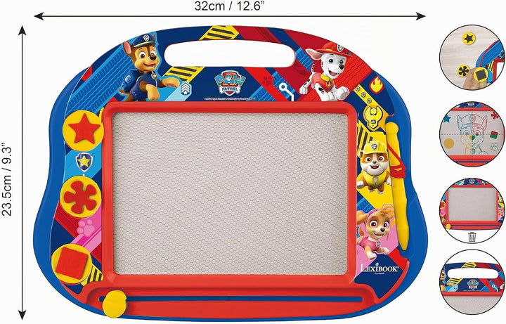 Lexibook Paw Patrol Magische magnetische Helfer auf vier Pfoten Zeichentafel, Magnettafel für Kinder