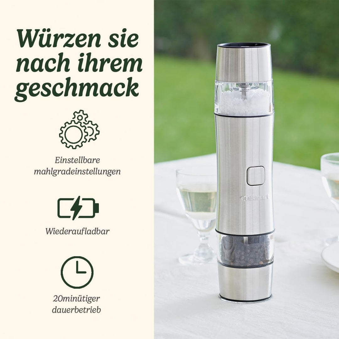 Cuisinart SG6SE Elektrische Gewürzmühle, Perlgrau Pearl, Pearl