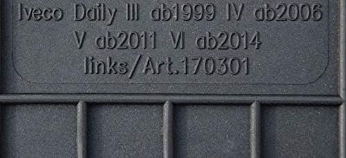 Fussmatten vorne für Iveco Daily VI 6 ab 2014 Gummi Gummimatten, Vorne