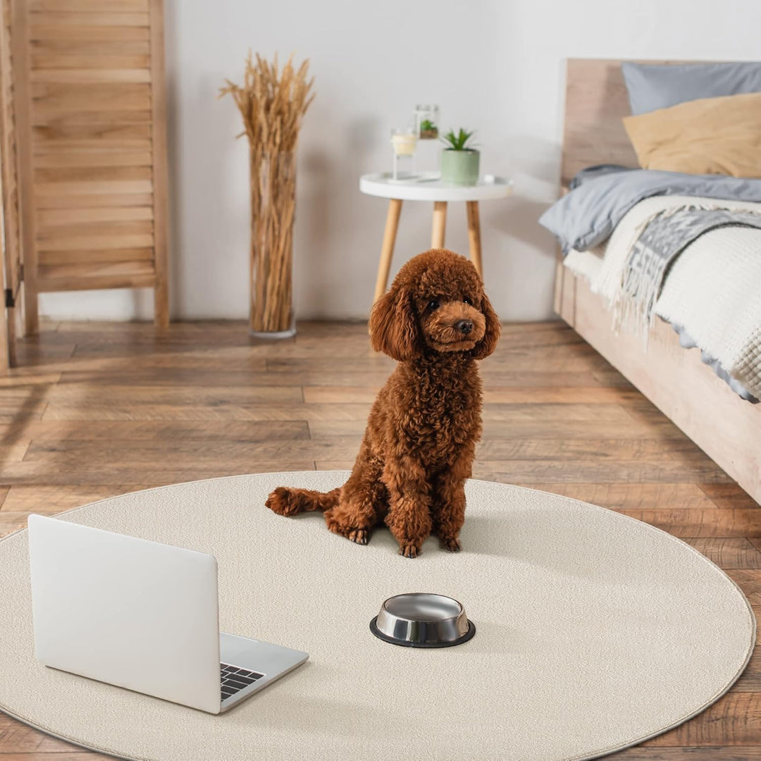 Impression Kurzflor-Wohnzimmerteppich - Schlichte Moderne Teppiche für Schlafzimmer, Büro, Flur, Küc