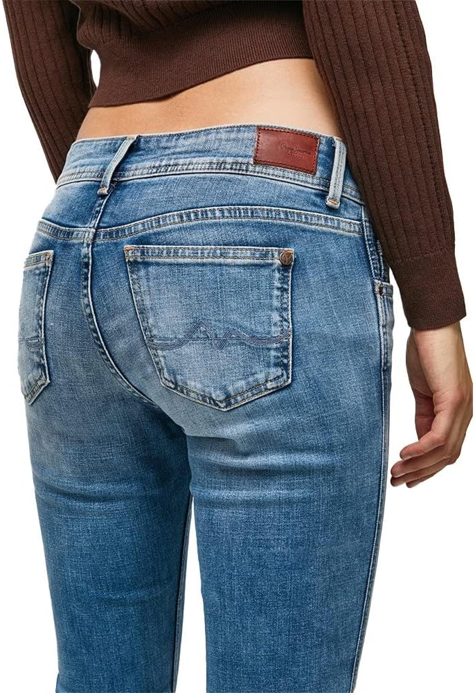 Pepe Jeans Damen New Pimlico Jeans 25W / 32L Blue (Denim-vr6), 25W / 32L Blue (Denim-vr6)